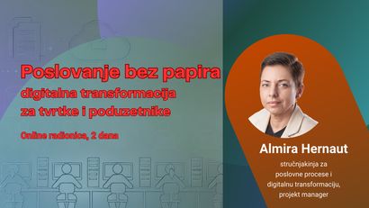 Poslovanje bez papira Online radionica 2 dana - digitalizirajte svoje poslovanje brzo i jednostavno