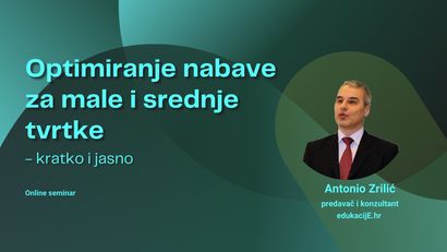 Optimiranje nabave za male i srednje tvrtke - Online seminar